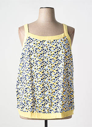 Débardeur jaune SHEEGO pour femme