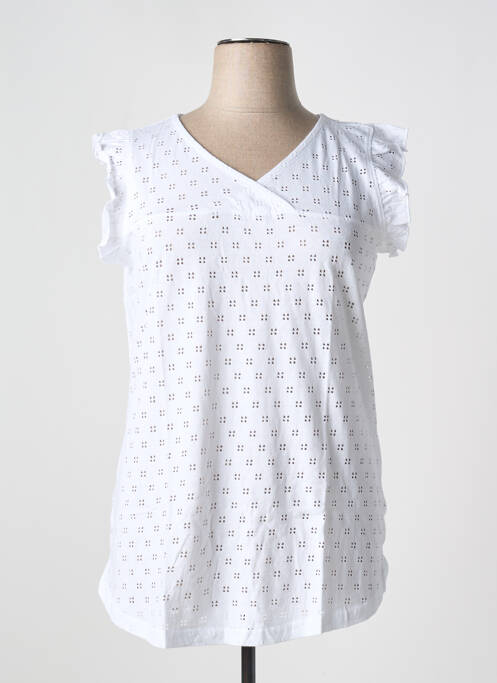 Débardeur blanc SHEEGO pour femme