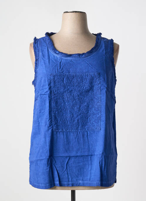 Débardeur bleu SHEEGO pour femme