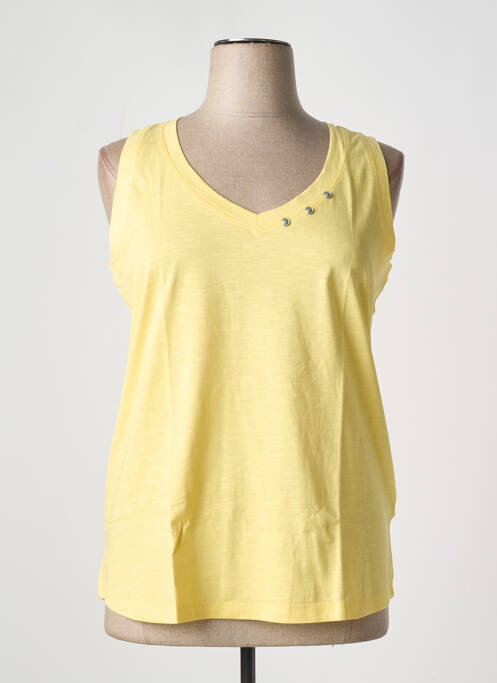 Débardeur jaune SHEEGO pour femme