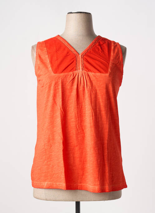 Débardeur orange SHEEGO pour femme