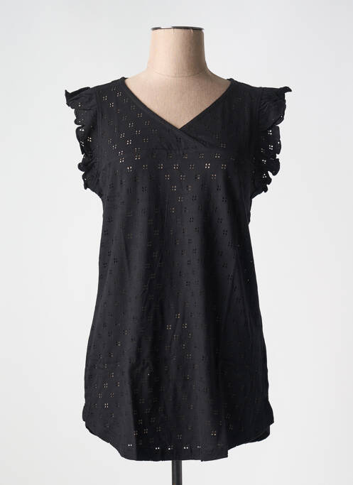 T-shirt noir SHEEGO pour femme