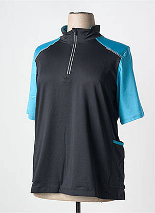 Top manches courtes manches courtes noir SHEEGO femme