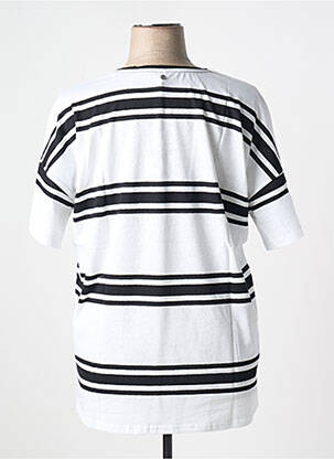 T-shirt coupe droite manches courtes blanc SHEEGO femme