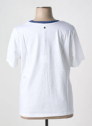 T-shirt imprimé fantaisie manches courtes blanc SHEEGO femme