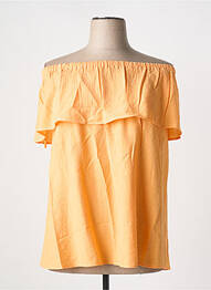 Top manches courtes manches courtes orange TRIANGLE femme