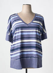 T-shirt bleu SHEEGO pour femme seconde vue