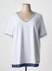 T-shirt gris SHEEGO pour femme seconde vue