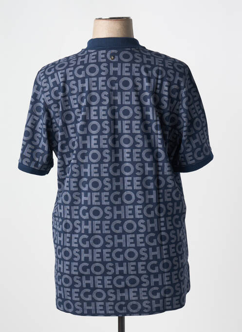 Polo bleu SHEEGO pour femme