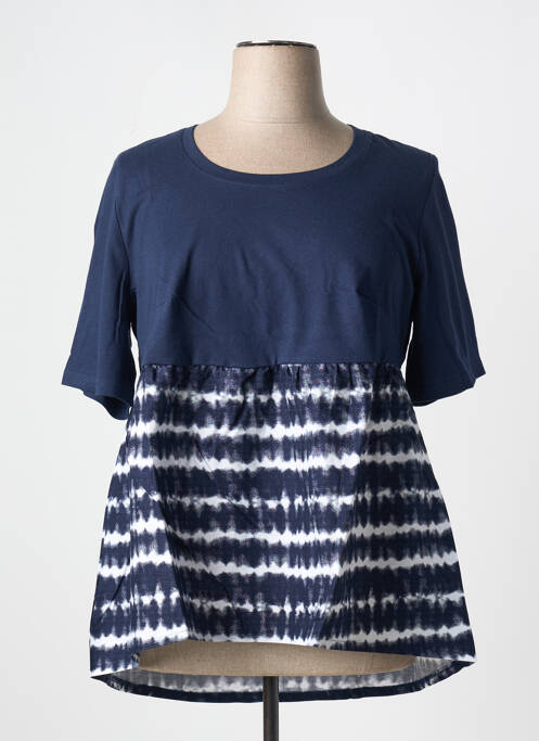 Top bleu SHEEGO pour femme