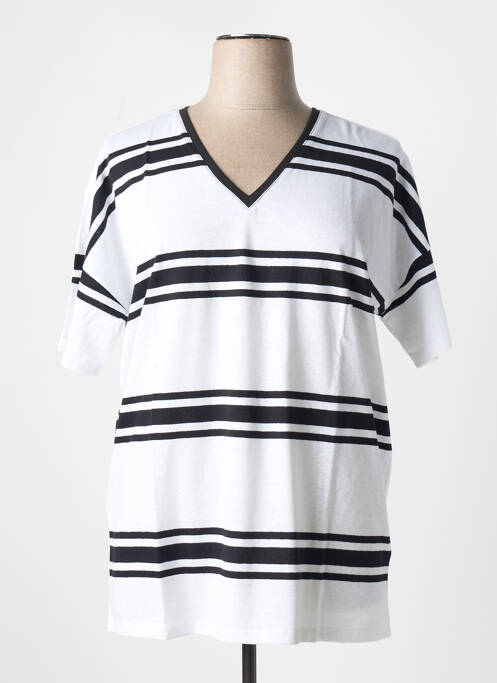 T-shirt blanc SHEEGO pour femme