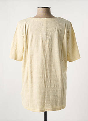 Top stretch manches courtes beige SHEEGO femme
