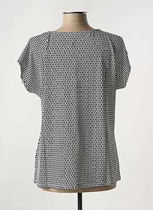 T-shirt coupe droite manches courtes noir SHEEGO femme
