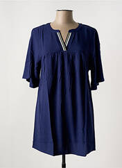 Tunique manches courtes bleu SHEEGO pour femme seconde vue