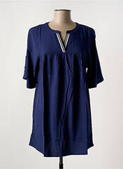 Tunique manches courtes bleu SHEEGO pour femme seconde vue