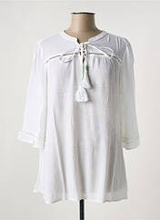 Tunique manches longues blanc SHEEGO pour femme seconde vue