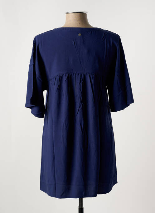 Tunique manches courtes bleu SHEEGO pour femme