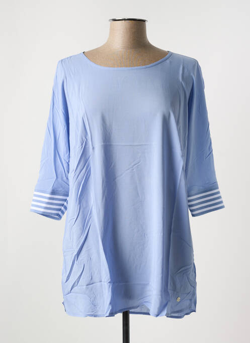 Tunique manches longues bleu SHEEGO pour femme