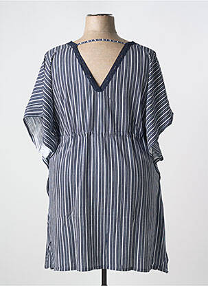 Robe de plage coupe cintrée bleu SHEEGO femme