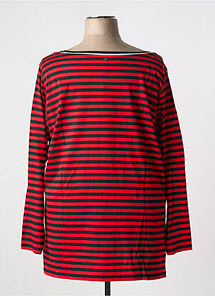T-shirt manches longues manches longues rouge SHEEGO femme