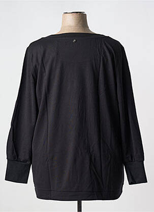 Top tissage jersey manches longues noir SHEEGO femme