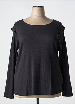T-shirt manches longues manches longues noir SHEEGO femme