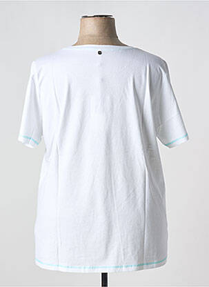 T-shirt coupe droite manches courtes blanc SHEEGO femme