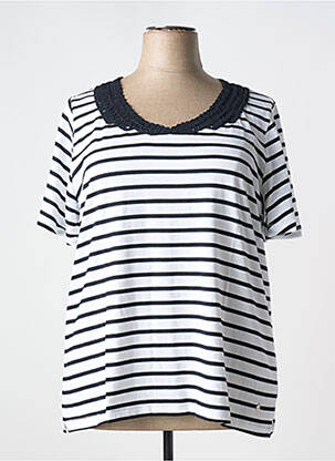 T-shirt coupe droite manches courtes noir SHEEGO femme