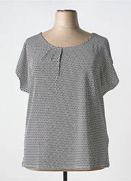 T-shirt coupe droite manches courtes blanc SHEEGO femme