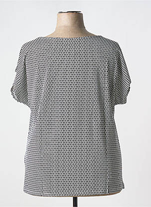 T-shirt coupe droite manches courtes blanc SHEEGO femme
