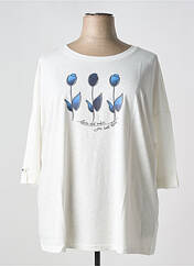 T-shirt blanc SHEEGO pour femme seconde vue