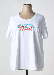 T-shirt blanc SHEEGO pour femme seconde vue