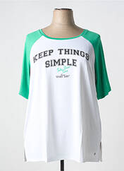 T-shirt vert SHEEGO pour femme seconde vue