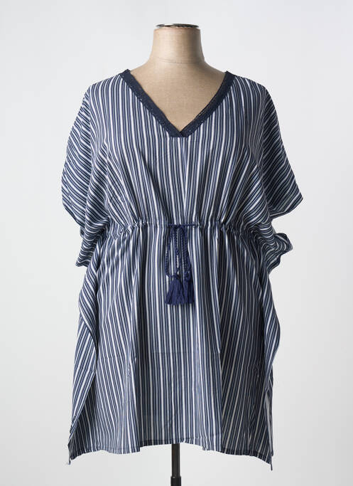 Robe de plage bleu SHEEGO pour femme