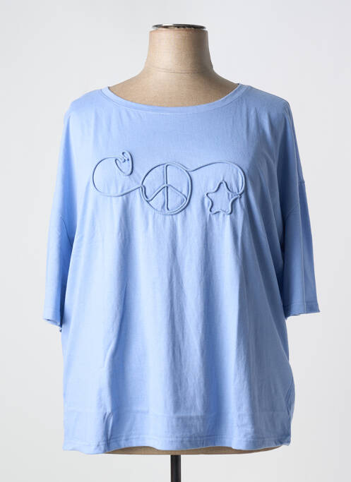 Top bleu SHEEGO pour femme