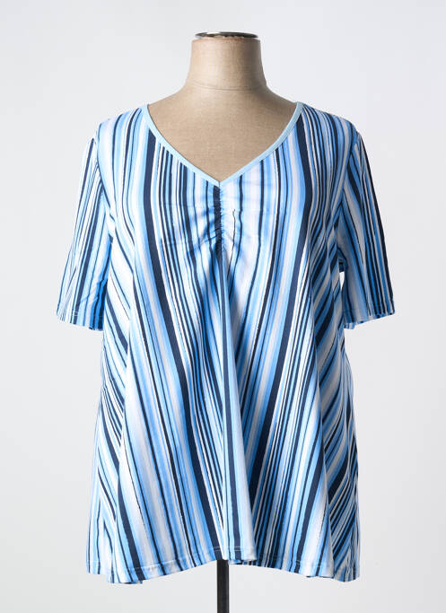 Top bleu SHEEGO pour femme