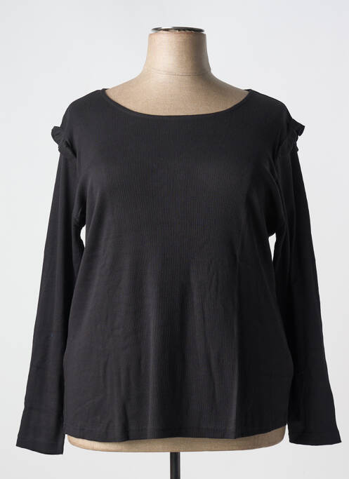 T-shirt noir SHEEGO pour femme