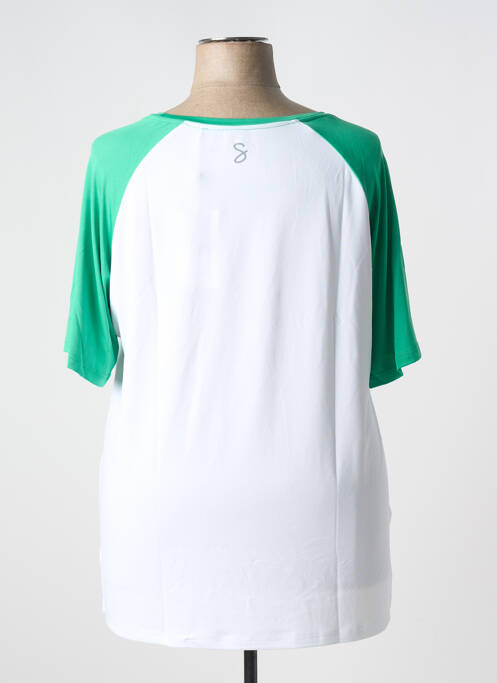 T-shirt vert SHEEGO pour femme