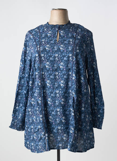 Tunique manches longues bleu SHEEGO pour femme