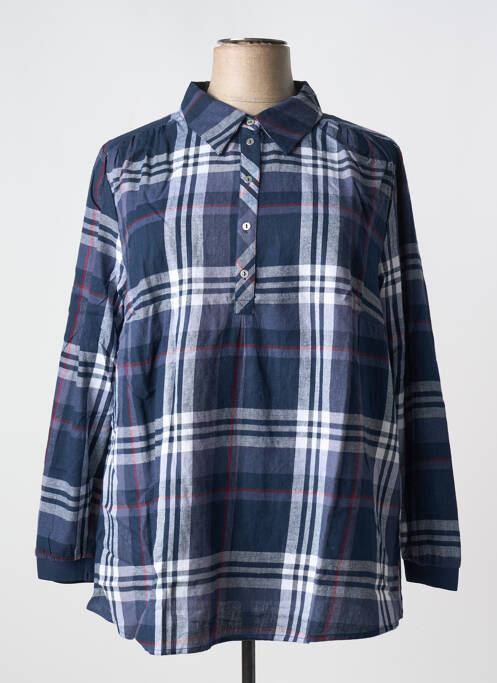 Tunique manches longues bleu SHEEGO pour femme