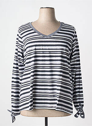 T-shirt manches longues manches longues gris SHEEGO femme