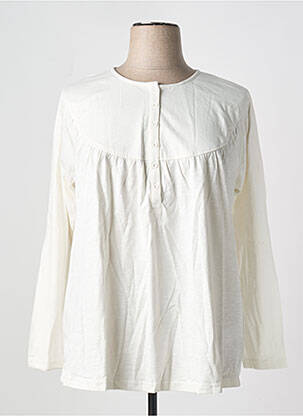 Blouse blanc SHEEGO pour femme
