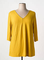 T-shirt jaune SHEEGO pour femme seconde vue