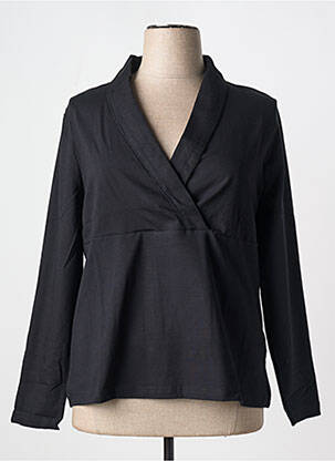 T-shirt noir SHEEGO pour femme