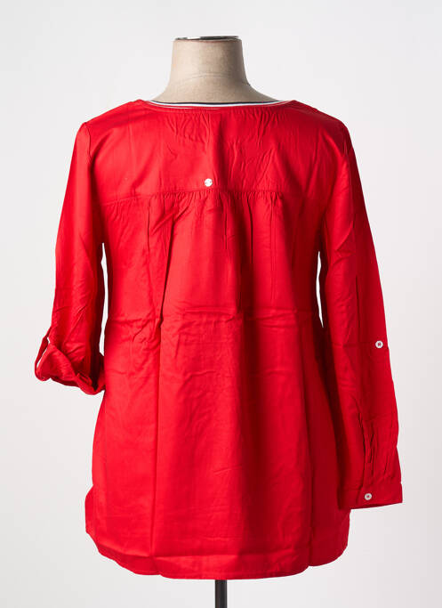 Tunique manches longues rouge SHEEGO pour femme