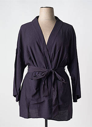 Veste casual col tailleur bleu TRIANGLE femme