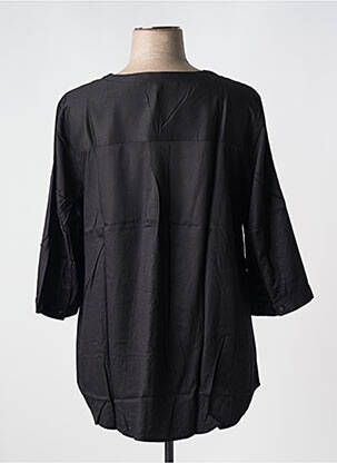 Chemisier coupe cintrée manches 3/4 noir SHEEGO femme