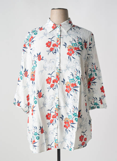 Tunique manches longues blanc SHEEGO pour femme