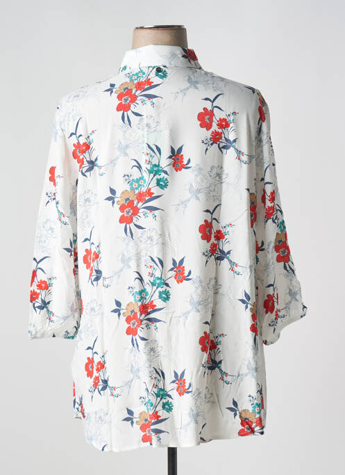 Tunique manches longues blanc SHEEGO pour femme