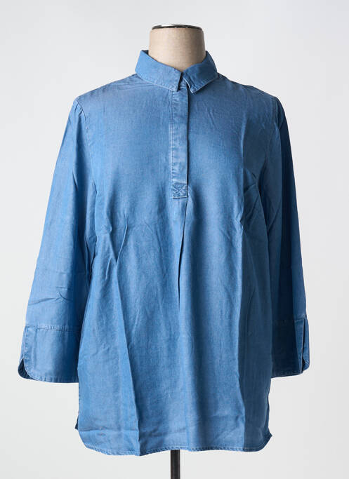 Tunique manches longues bleu SHEEGO pour femme